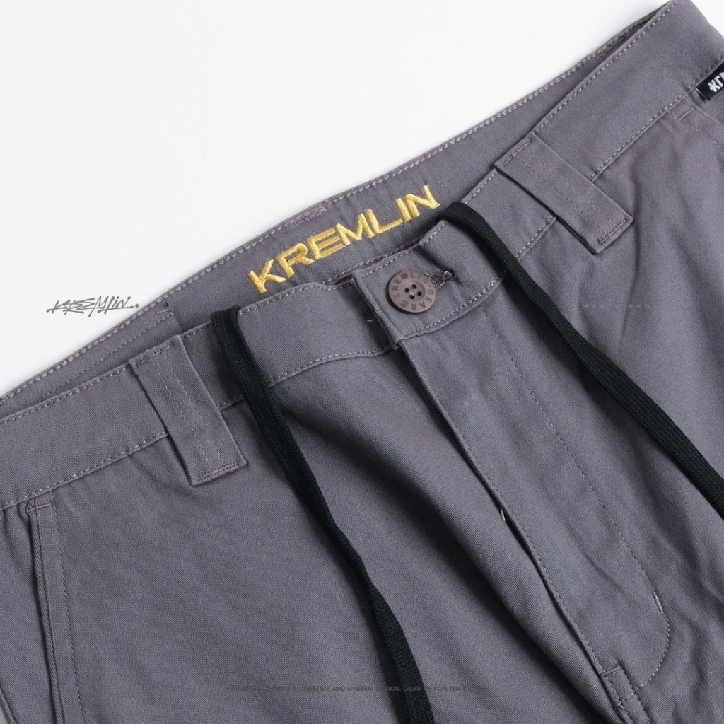KREMLIN Chino Loose Fit Baggy Pants Grey Bumble (1)