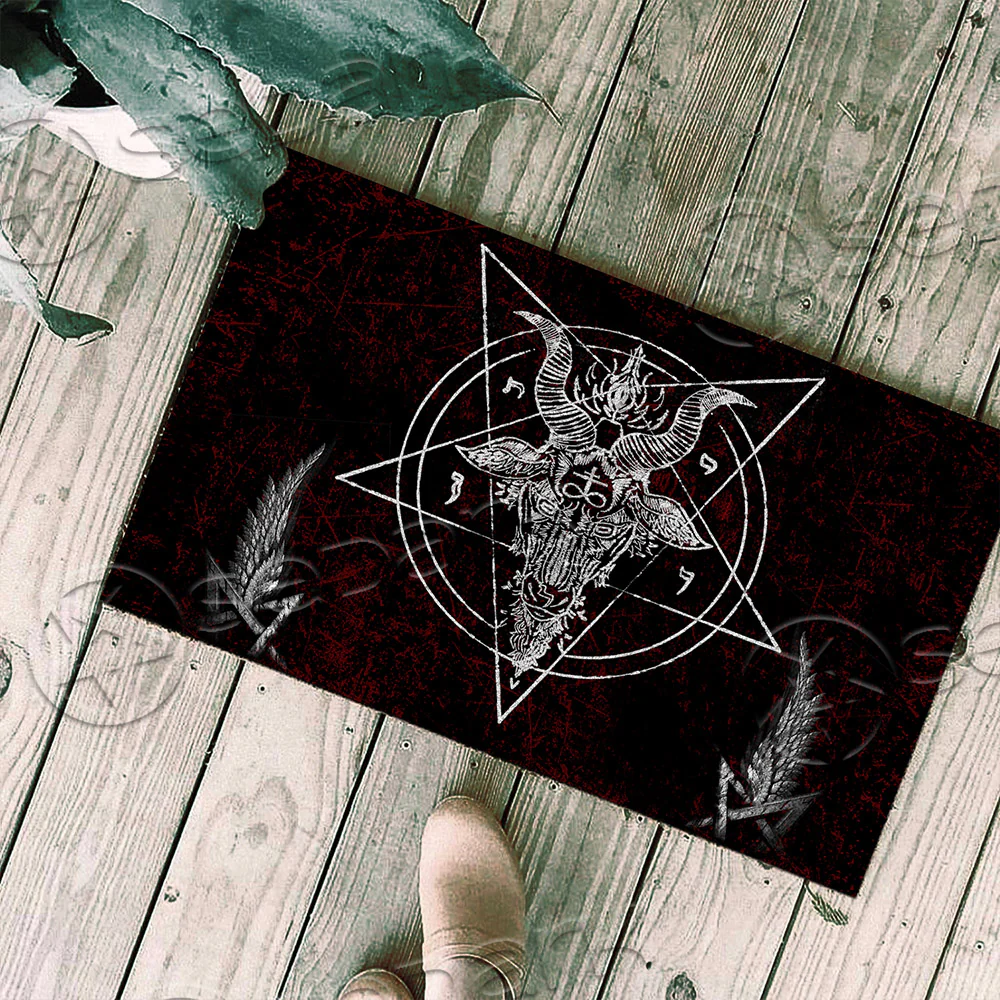 Doormat 666 Satanic (1)