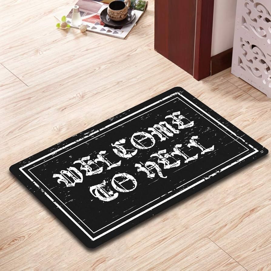 Doormat 666 Satanic (2)
