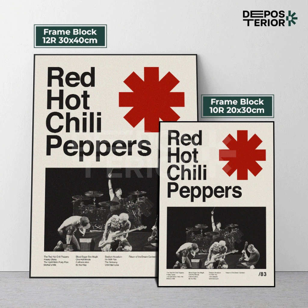 Poster Cover Album Rhcp Frameblock (1)