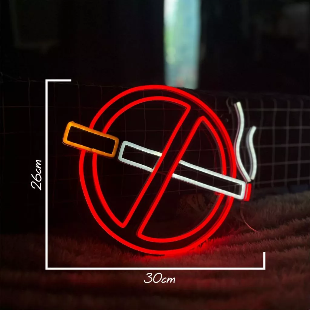 Lampu Neon Logo No Smoking (1)