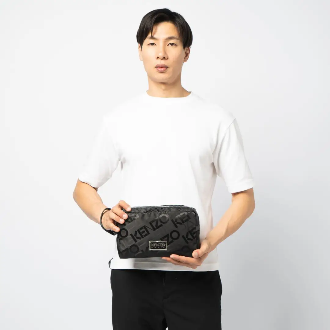 Knzo Men SS24 Kenzogram All Over Waistbag (5)