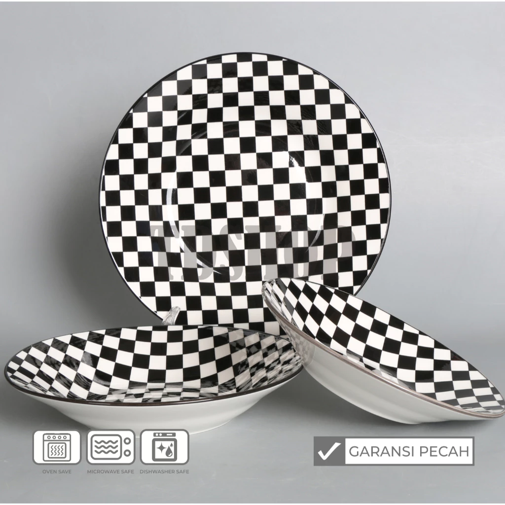 Piring Chess Kotak (1)