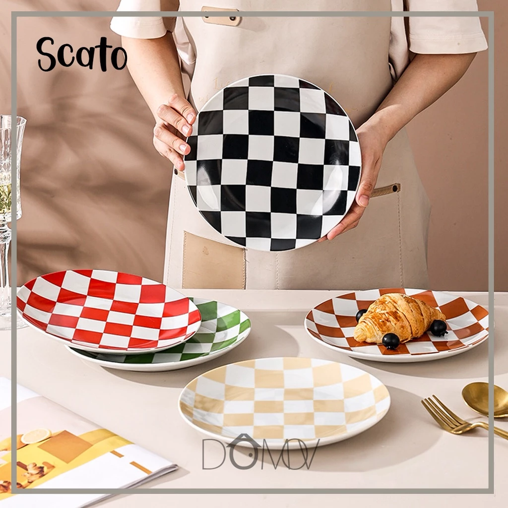 Piring Kotak Chessboard (2)