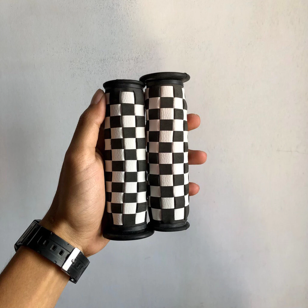 Handgrip Handle Sepeda Motif Kotak (2)