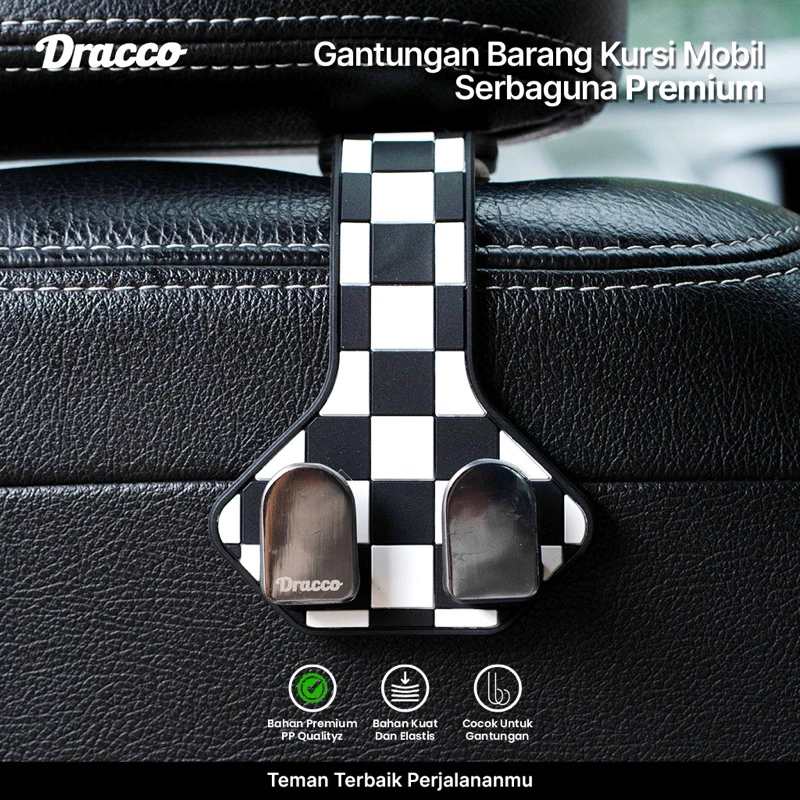 Gantungan Barang Kursi Mobil Motif Kotak (2)