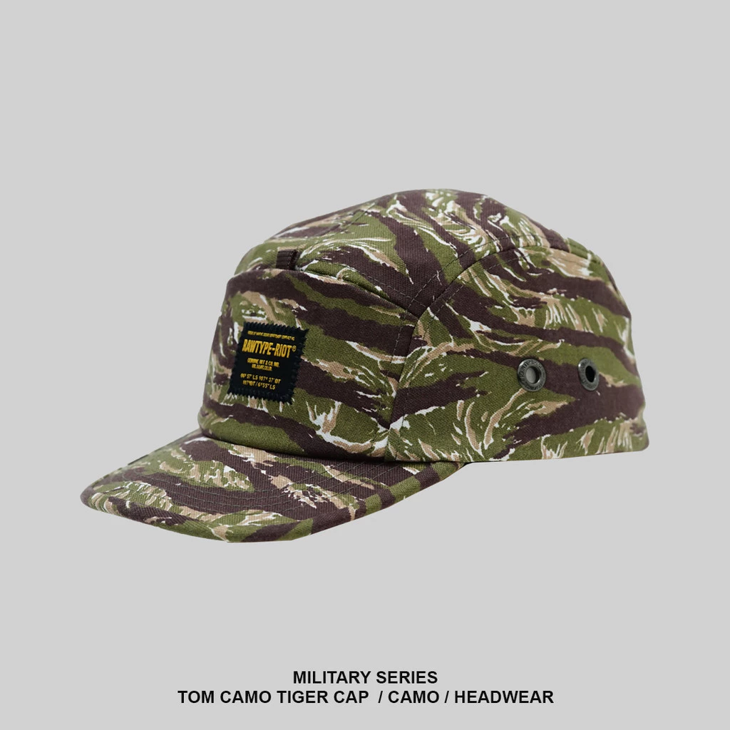 Rawtype Riot Tom Camo Tiger Cap (1)