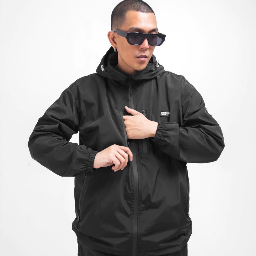 Mocking Truth Luminer Black Gorpcore Jacket Outdoor (3)